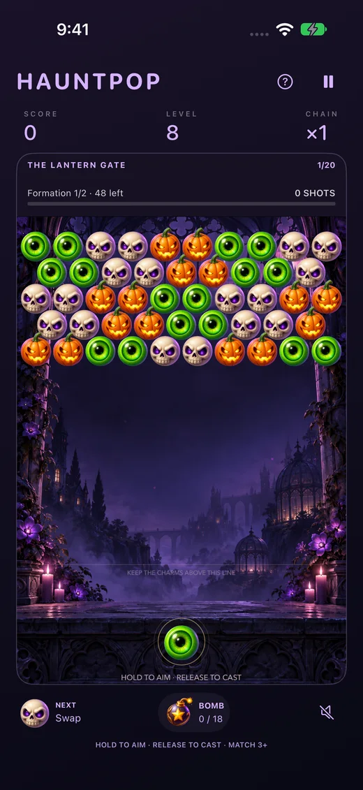 Hauntpop gameplay screenshot
